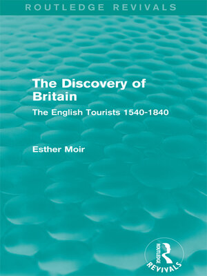 cover image of The Discovery of Britain (Routledge Revivals)